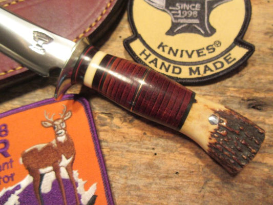 J.Behring handmade Trout and Deer leather stag!