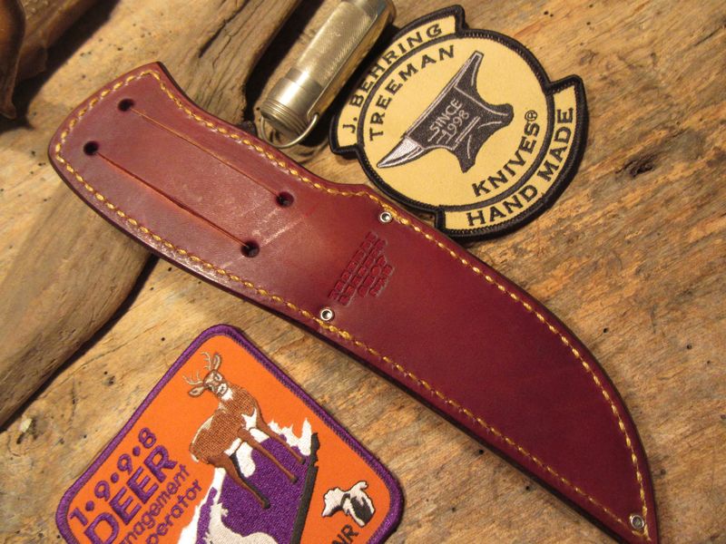 J.Behring handmade Trout and Deer leather stag!