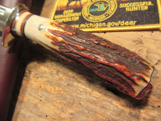 Treeman AAA Sambar Red Stag T&D  Studebaker Steel ~nickel silver butt!!!