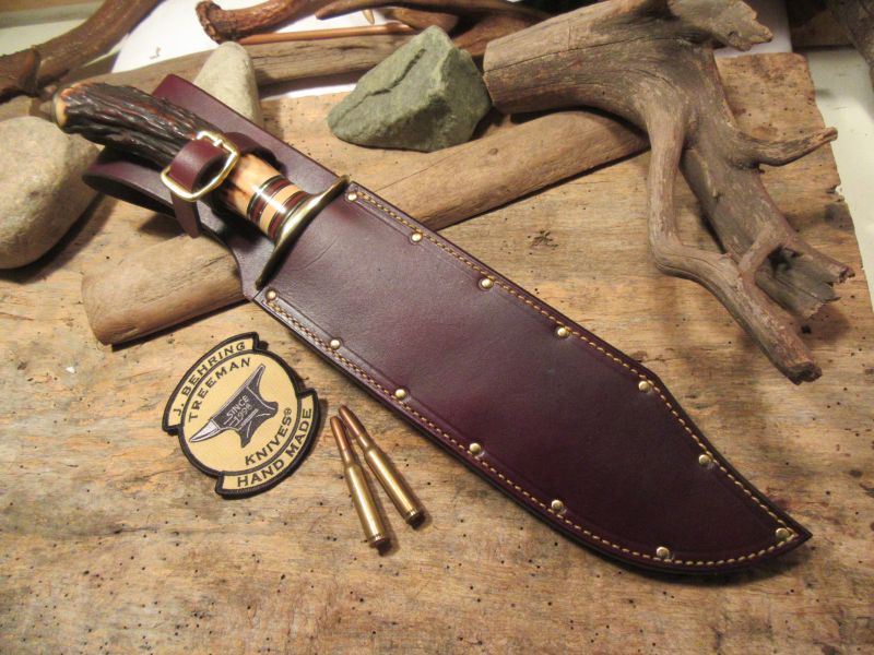 Treeman Ruana Style Old School Brass back Bowie