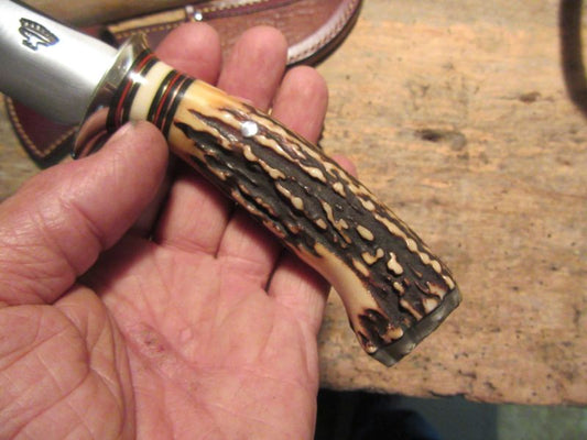 Treeman Handmade Deer & Trout AAA Stag Ox Butt Cap NS Guard