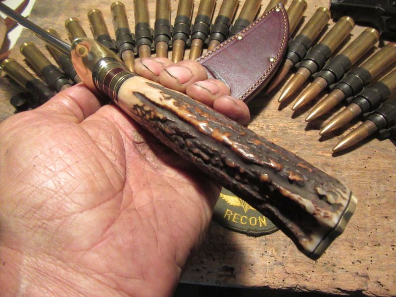 Treeman Double Skull Fighter " New Stamp" 9 " Blade Stag from Hell !