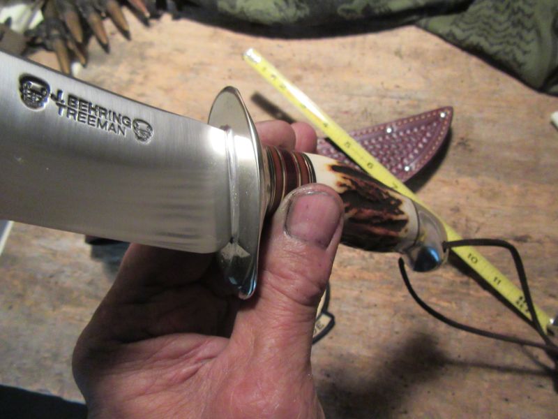 Order Only ! Treeman Skull Fighter Stag Aluminum Tooled sheath