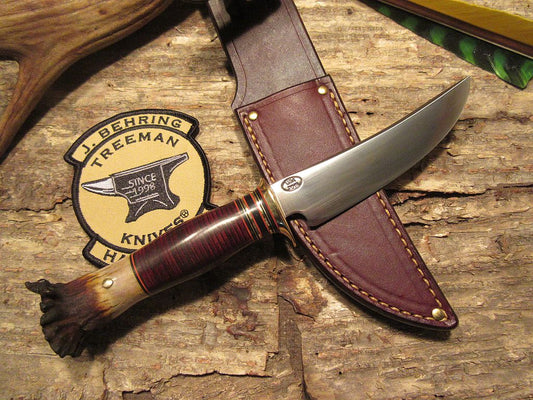 J. Behring handmade  Treeman Trout and deer ex-long handle Crown Stag!