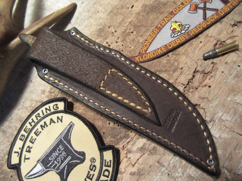 Treeman Trout knife Artifact Ivory handle RARE!