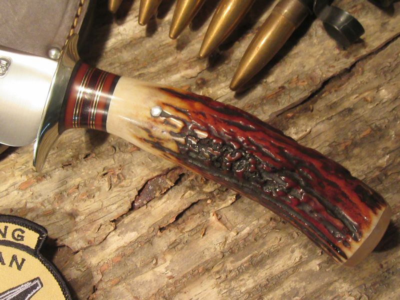 Treeman Skull Fighter Red Stag Ox Butt Cap