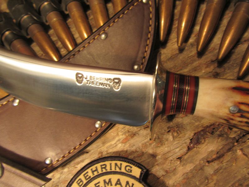 Treeman Skull Fighter Red Stag Ox Butt Cap