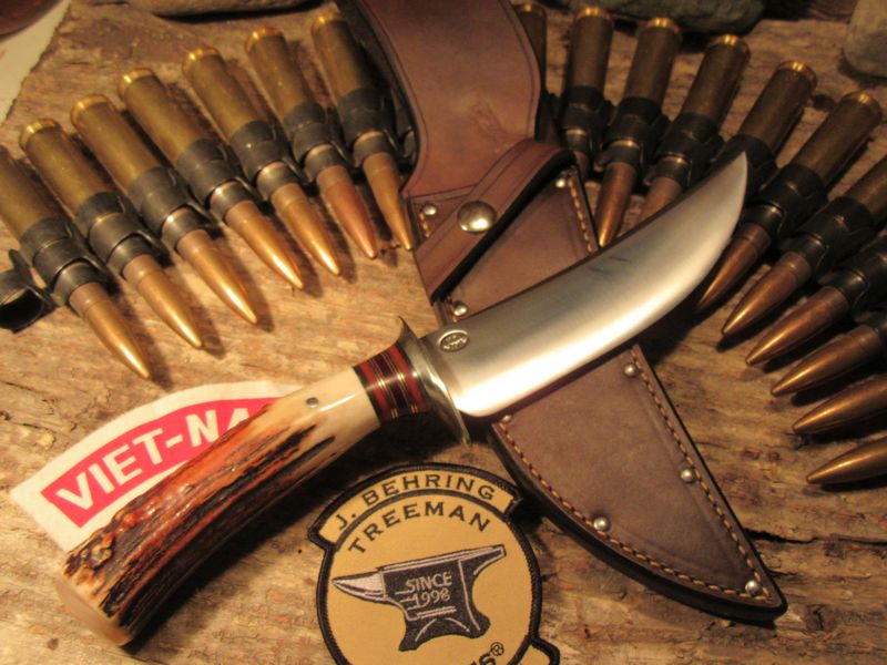 Treeman Skull Fighter Red Stag Ox Butt Cap