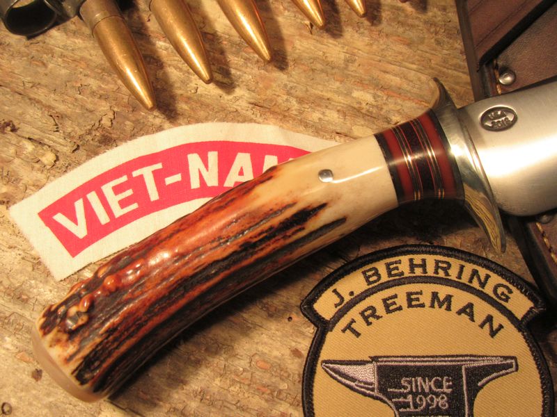 Treeman Skull Fighter Red Stag Ox Butt Cap