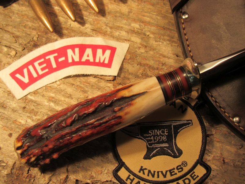 Treeman Skull Fighter Red Stag Ox Butt Cap