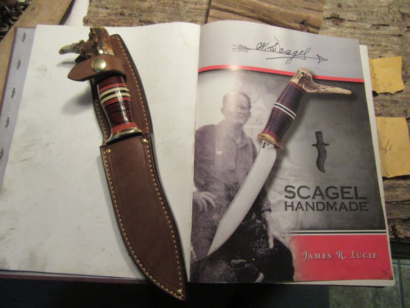 Order Only ! J. Behring Handmade W.Scagel Replica Cover knife !