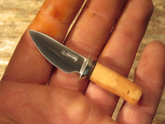 J. Behring Handmade Mini artifact Walrus Ivory semi Skinner