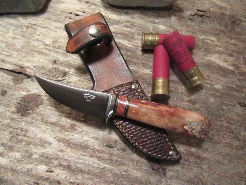 Ivory Caper beaver Tail Sheath