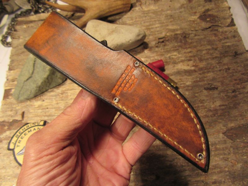 Ivory Caper beaver Tail Sheath