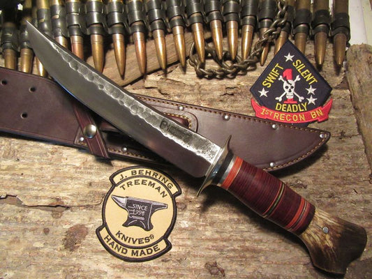 Treeman 9 1/2" Double skull Fighter Hammermark