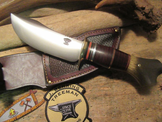 Nesmonk Hunter Thumb Notches Crotch Stag Horse Hide