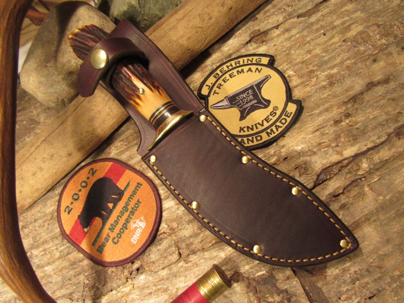 Treeman WoodCraft 5 1/4" blade Musk Ox butt