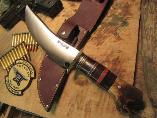 Scagel style 7 1/2" Hump Back double skull Fighter