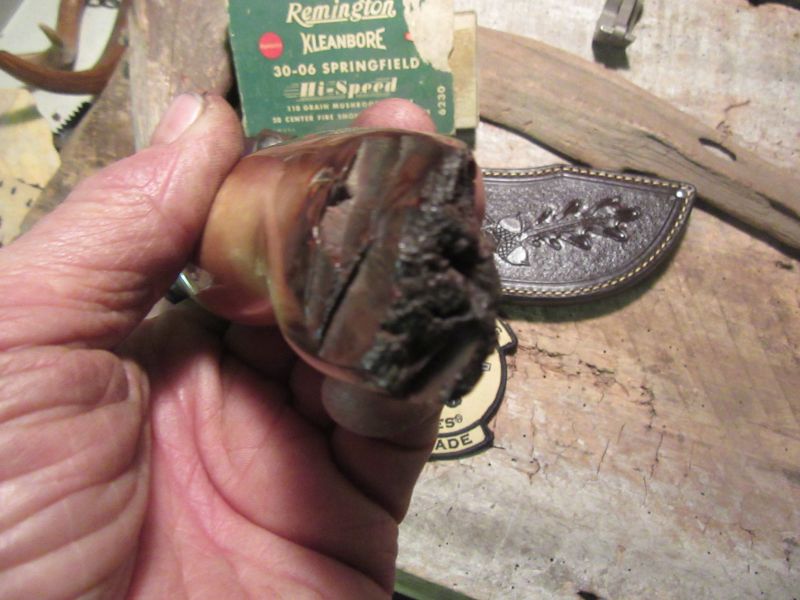 J.Behring Handmade Nesmonk Hammermark Fossil Ivory Sled Runner handle