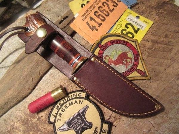 J.Behring Deer & Trout Horsehide Crotch