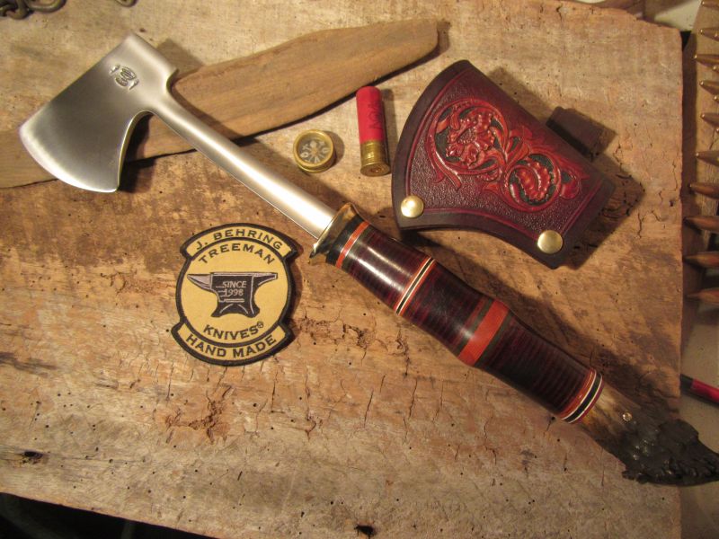 J.Behring Scagel Style Two  Handed Axe crown Stag Replica