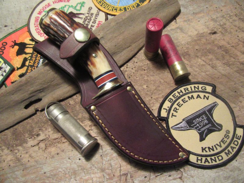 J. Behring Handmade South Dakota Caper Vintage Red Stag