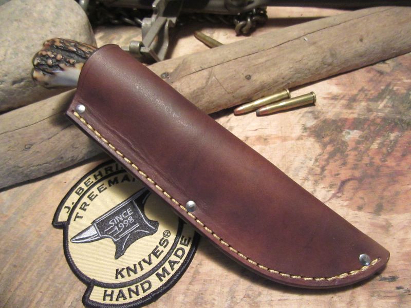 Alaskan Semi Skinner Hammer Mark Blue Spacers Sambar Stag