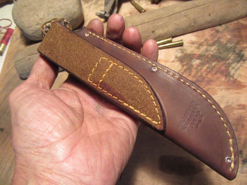 Alaskan Semi Skinner Hammer Mark Blue Spacers Sambar Stag