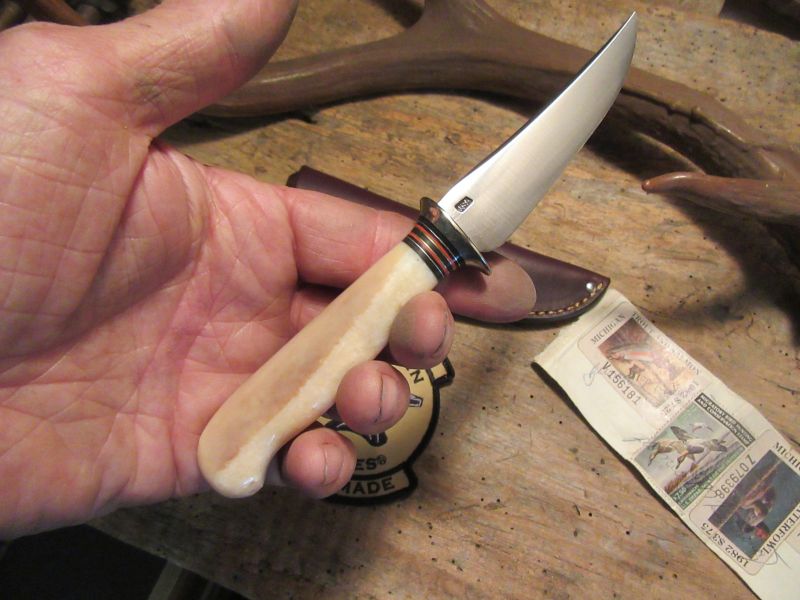 Treeman Trout Knife Artifact Walrus Ivory