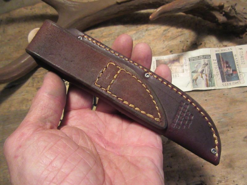 Treeman Trout Knife Artifact Walrus Ivory