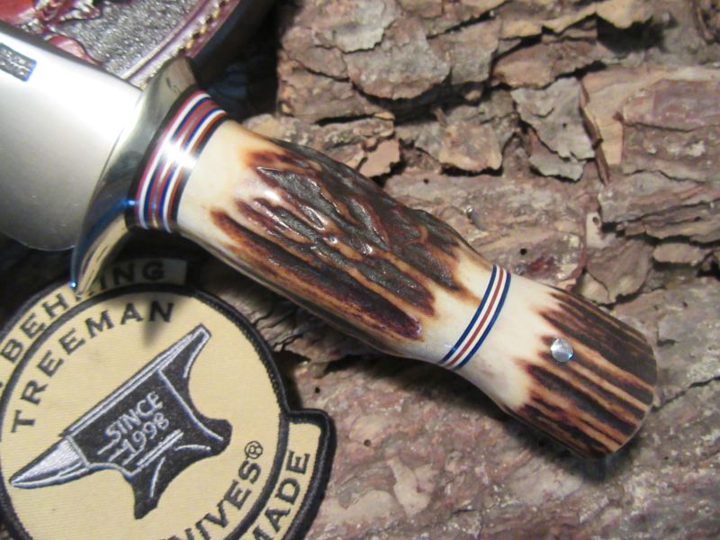 J. Behring Handmade 6" Copper Harbour Stag Stag Hunter