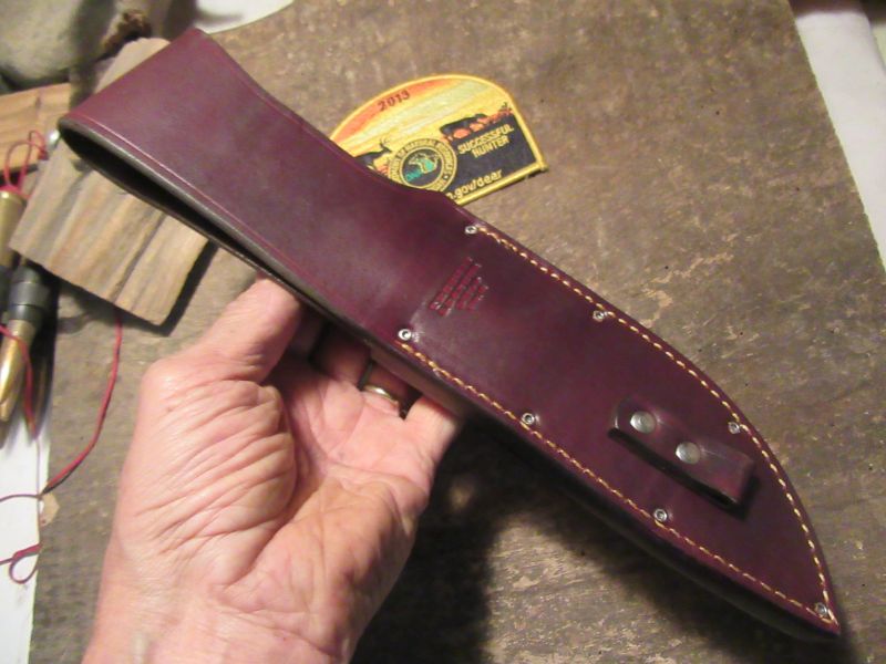 Treeman Stag Stag Semi Skinner Nickel Silver guard and Butt Cap