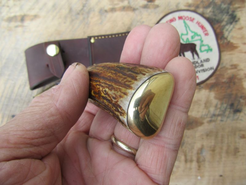 J. Behring Handmade Michigan Caper Moose Horn Stag