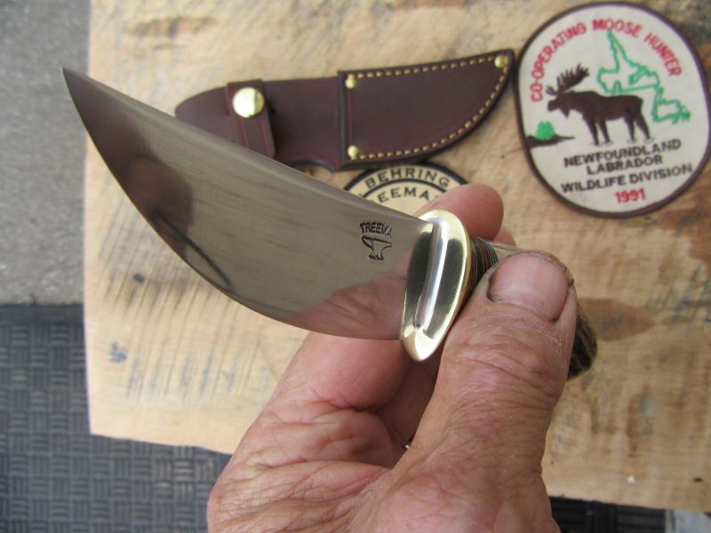 J. Behring Handmade Michigan Caper Moose Horn Stag
