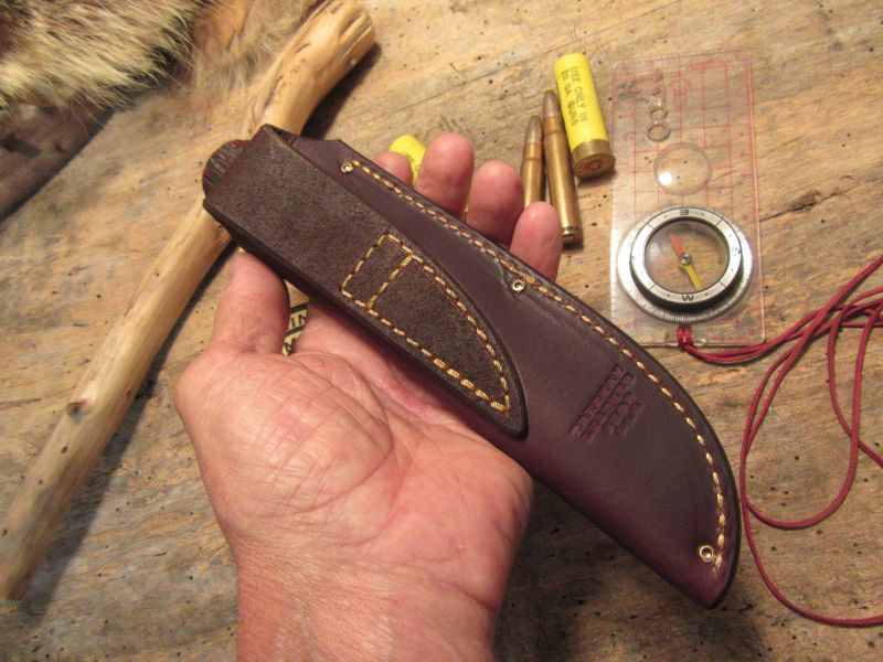 J. Behring Handmade Deer & Trout Horsehide Red Butt Stag
