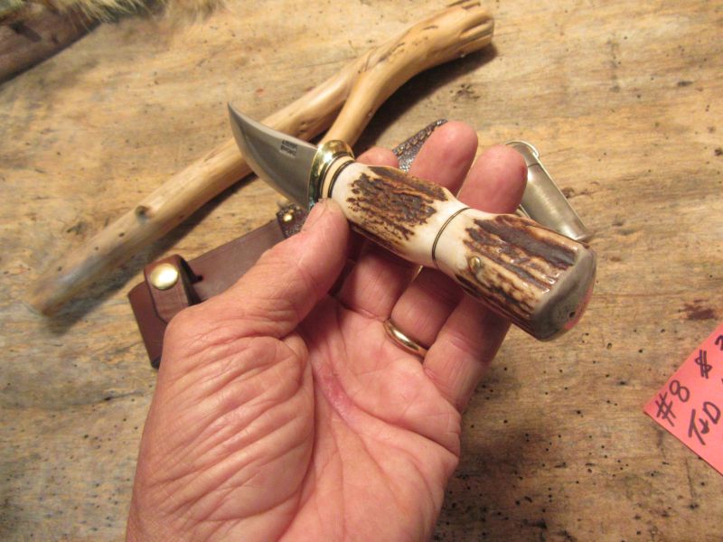 J. Behring Handmade Deer & Trout Stag Stag Brass guard