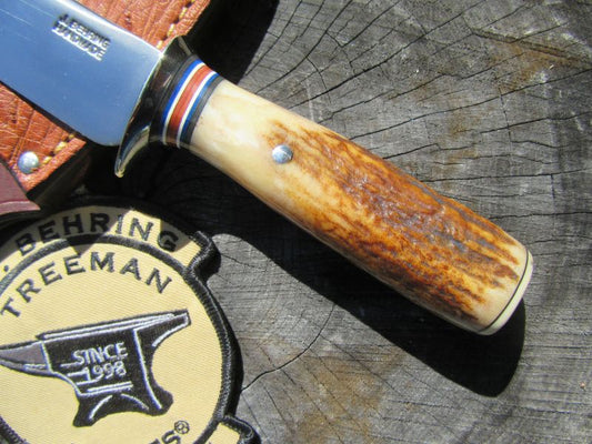 J. Behring Deer   & Trout 120 year German  Stag