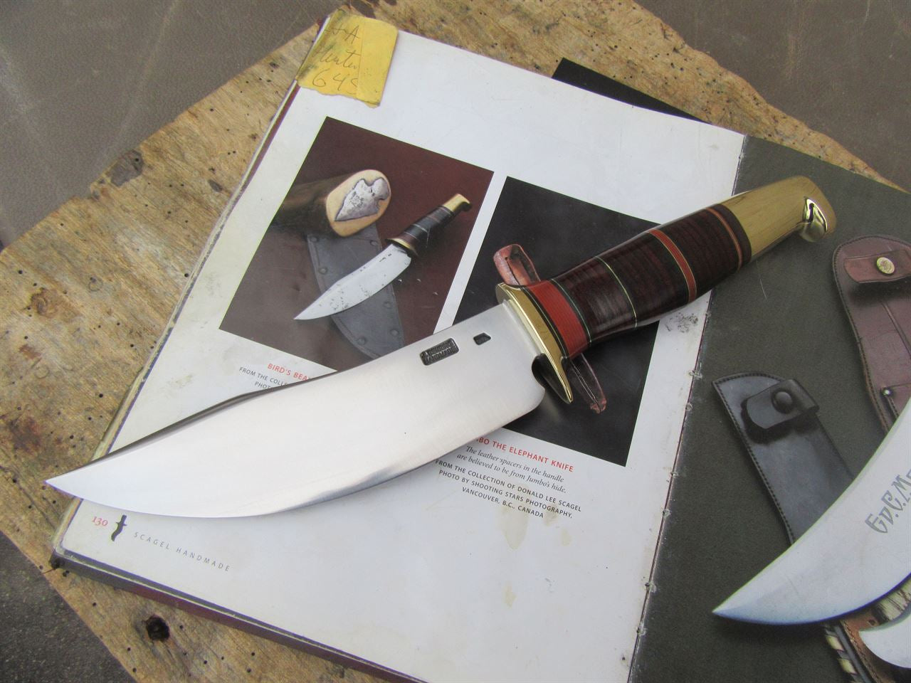 Scagel Arrow Head Birds Beak Camp Knife