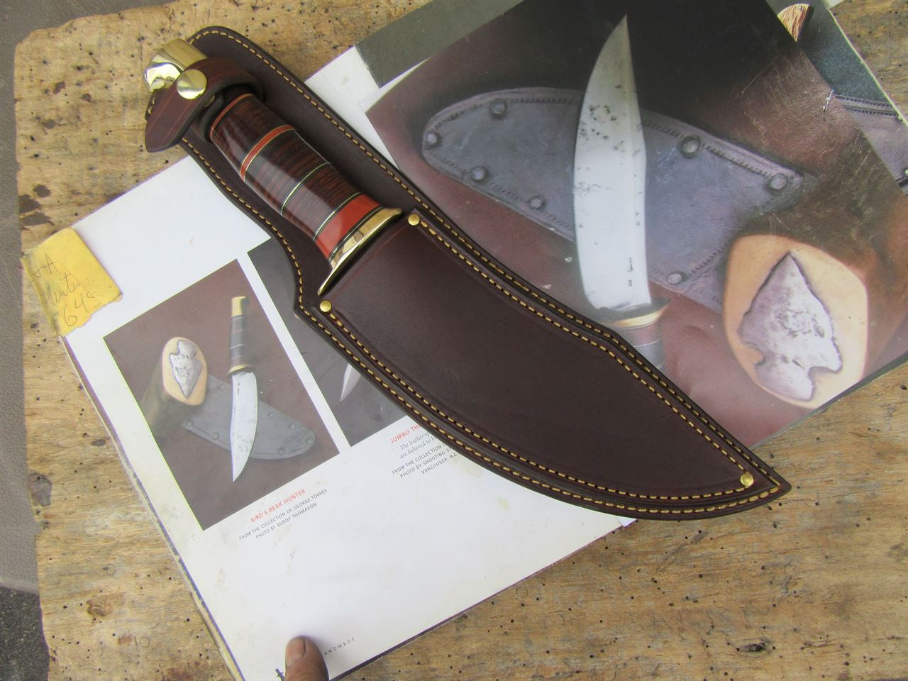 Scagel Arrow Head Birds Beak Camp Knife