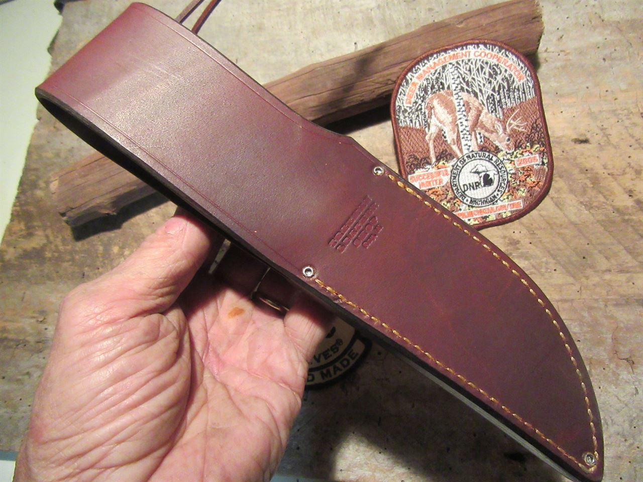 J. Behring Iron Mountian Hunter Red Stag Aluminum Butt