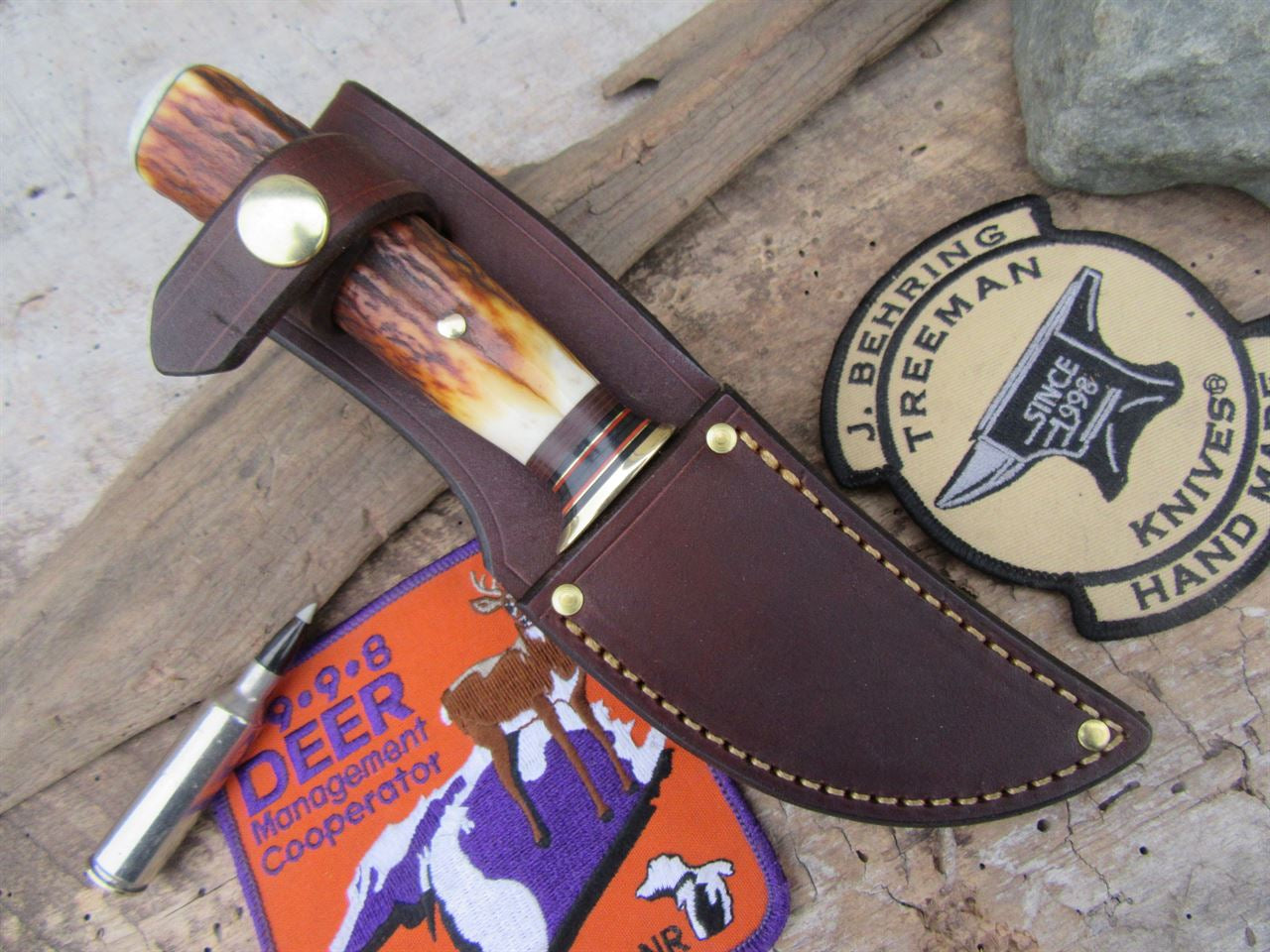 J. Behring Michigan Caper Red Stag Walrus Ivory