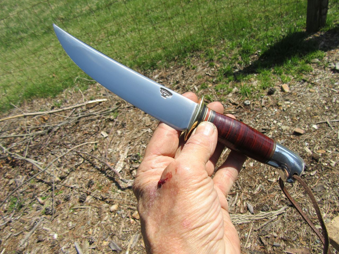 J. Behring Handmade Huron Hunter Horsehide Aluminum