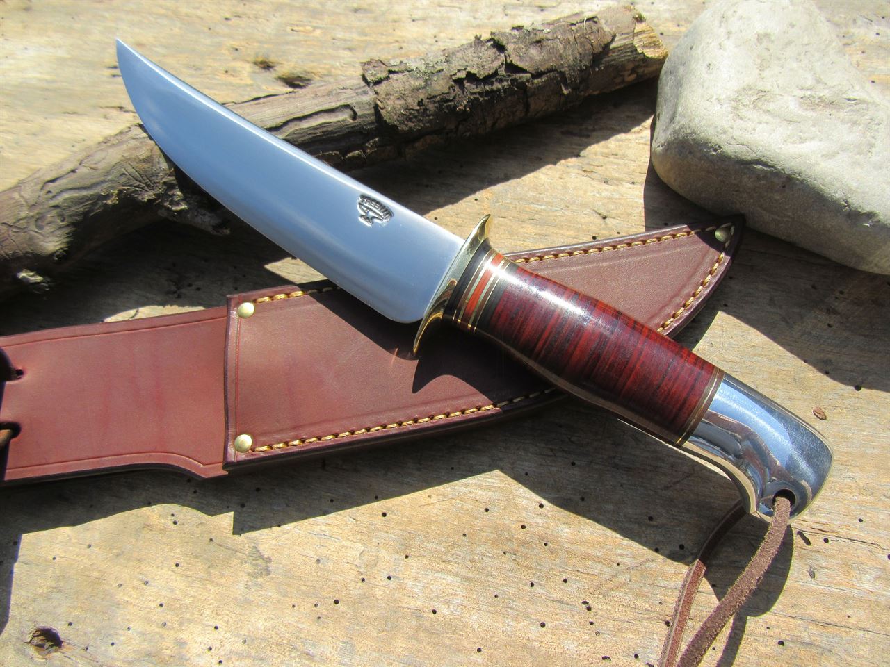 J. Behring Handmade Huron Hunter Horsehide Aluminum