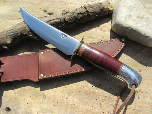 J. Behring Handmade Huron Hunter Horsehide Aluminum