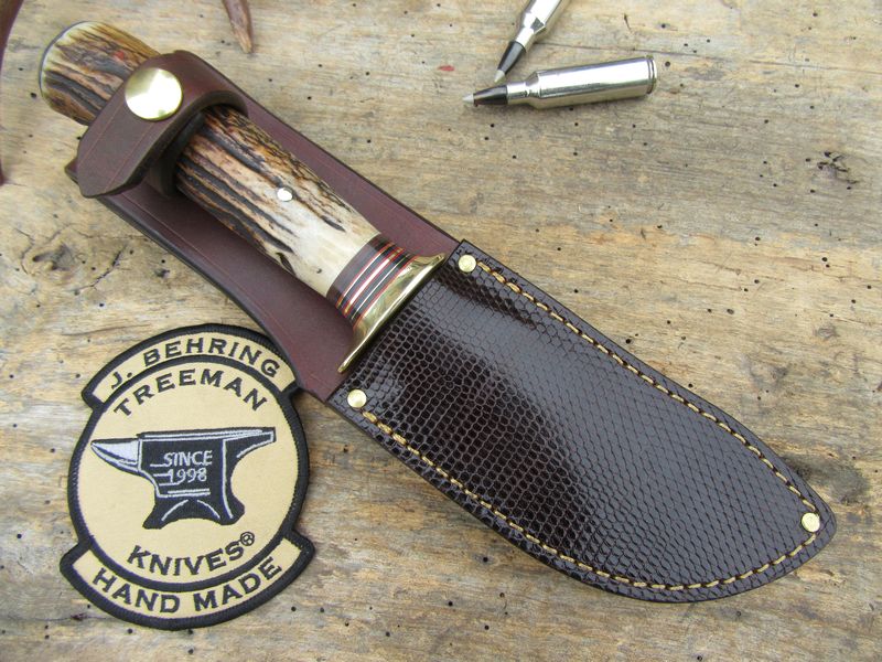 Treeman Knives Finger Groove Hammer Mark Alaskan