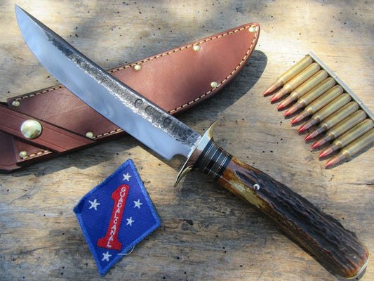 J. Behring Handmade Hammer mark double skull fighter