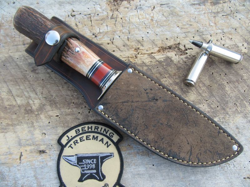 Treeman Knives Hammer mark Alaskan Skinner
