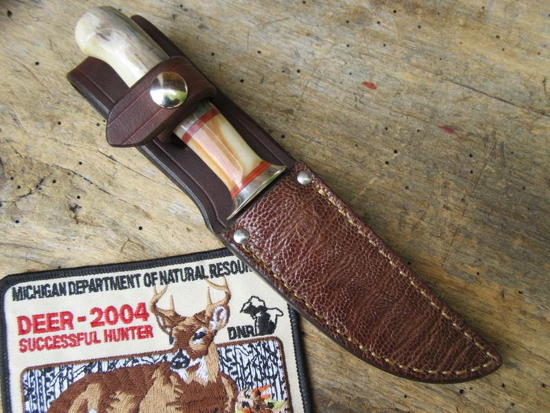 J.Behring Handmade Stainless Steel Michigan Trout Knife