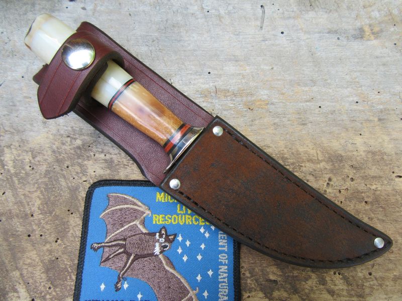 J.Behring Handmade Stainless Ivory Bird & Trout