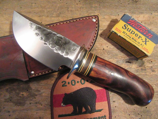 Treeman Knives Hammer Mark Stubby Drop Point